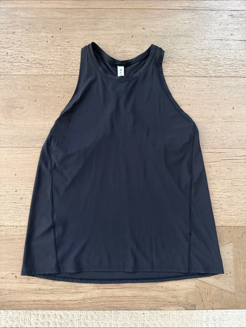 Athleta Black High-Neck Athletic Tank